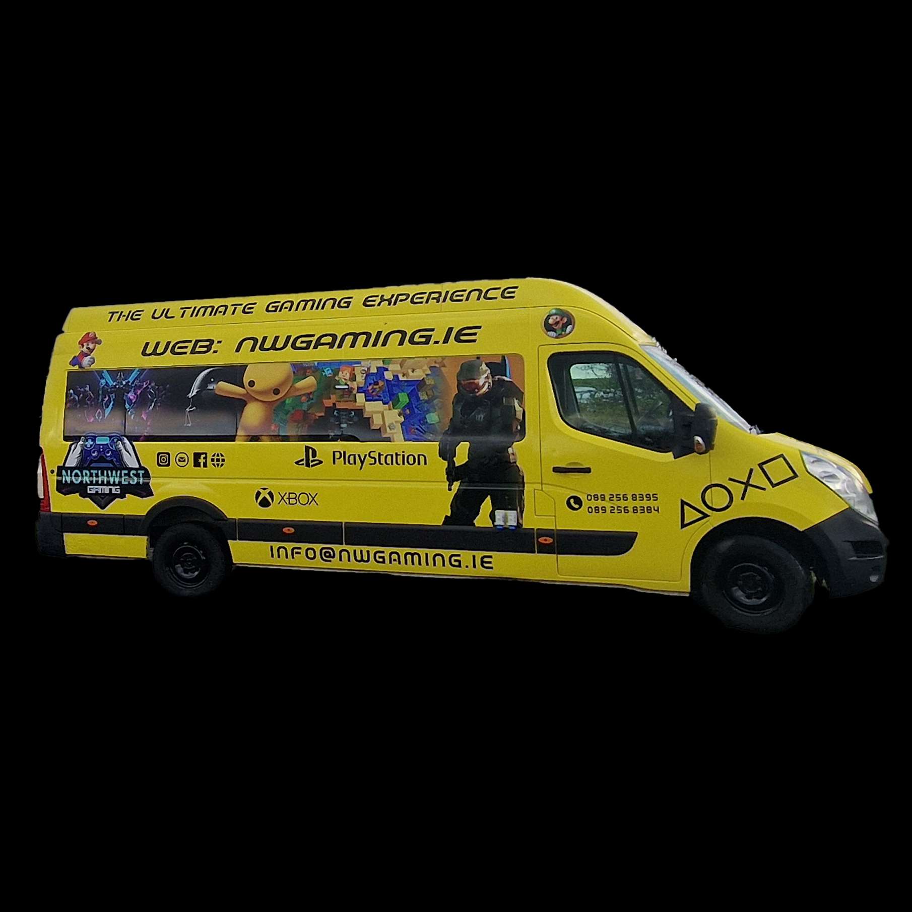 Yellow Gaming Van - Northwest Gaming